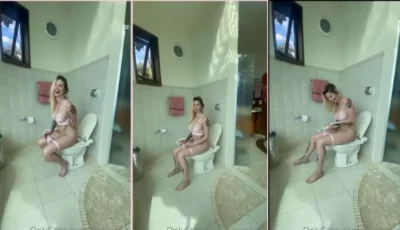 Giovanna Genesini foi pega fazendo xixi