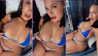 Tatiana Borja Lugo, uma morena cheia de curvas, estrela um vídeo picante