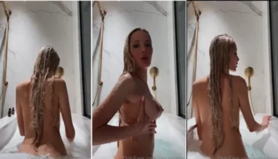 Lily Shams, a loira sexy e cheia de curvas, arrasando no OnlyFans enquanto relaxa na jacuzzi