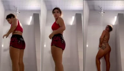 Vídeo caseiro da Emili Magnus mostrando seu corpinho de forma desinibida