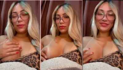 Mislene Sá se mimando com todo carinho