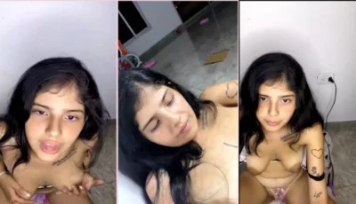 Lizeth Rios, a magrinha cheia de charme, toda à vontade se divertindo sozinha