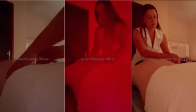 Vídeo da Carol Resende dando uma relaxante massagem no boy dela