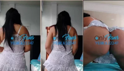 Yesika22247 se coloca de quatro e exibe essa bundona maravilhosa