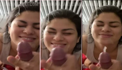 Luana Kazaki curte receber jatos generosos no rosto