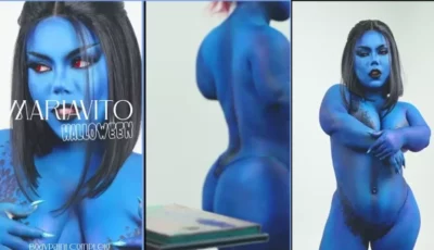 Nicegurll, uma anã ousada com o corpo todo colorido