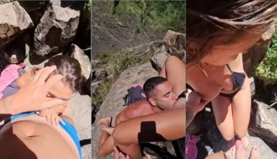 Vídeo da Aline dando uma saboreada no Nino