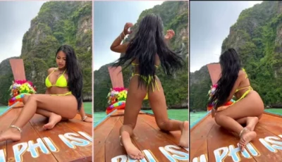 Phatcharin do OnlyFans com aquele bundão irresistível dando um show de rebolado!
