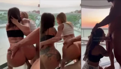 Reed se divertindo no Privacy da safadeza ao ar livre