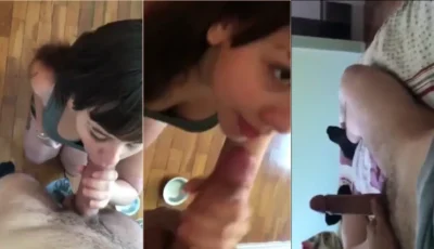 Kinechan deliciosa se divertindo e saboreando um leitinho bem gostoso