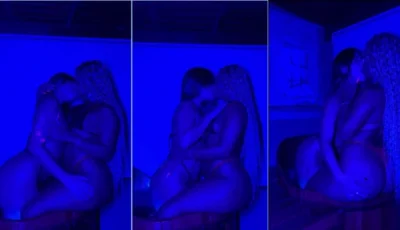 Ani Rocha sensual se divertindo com a amiga negra em um vídeo quente