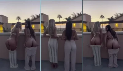 A Dakota Lyn despenca a calça e exibe o bumbum