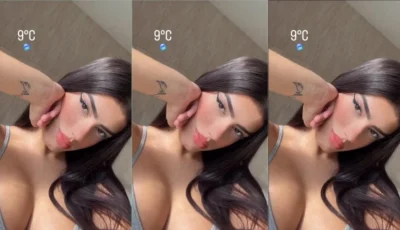 Morena linda com peitos maravilhosos se mostrando